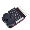 LiPo Battery Voltage Checker 1S-8S with Buzzer