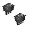 DPDT Rocker Momentary Switch-2pcs