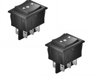 DPDT Rocker Momentary Switch-2pcs