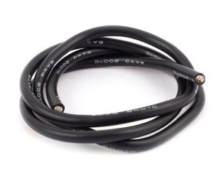 High Quality Ultra Flexible 8AWG Silicone Wire 2m (Black)