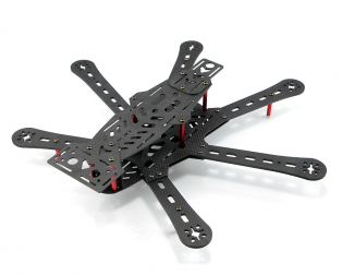 Mini 290 290mm Hexacopter 6 Axles FPV Racer Pure Carbon Fiber frame Kit