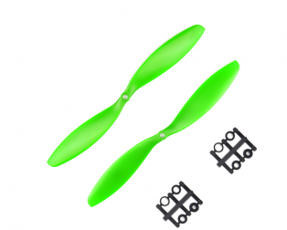 Orange HD Propellers 1147(11X4.7) ABS Green 1CW+1CCW-1pair