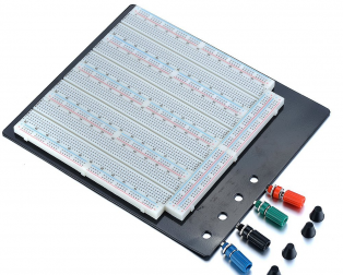 ZY-208 3220 Points Solderless Breadboard (by 4pcs 830pts)