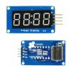 1pcs 4 Bits TM1637 Red Digital Tube LED Display Module Clock for Aidnruo LED Free Shipping