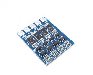 4 Series 14.8V 18650 Lithium Battery Equalization Board (Robu.in)