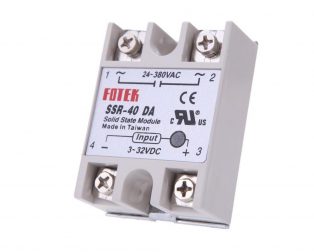 SSR-40DA Solid State Relay Module 3-32VDC/24-380VAC 40A