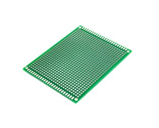 8*12 CM UNIVERSAL PCB PROTOTYPE BOARD DOUBLE-SIDED (Robu.in)