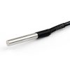 DS18B20 Water Proof Temperature Probe - Black (1m) Original Chip