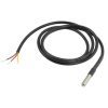 DS18B20 Water Proof Temperature Probe - Black (1m) Original Chip (Robu.in)