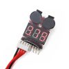 1 8s lipo battery voltage tester low voltage buzzer alarm