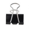 5X 12 Pcs Office Files Documents Metal Black Binder Clips 25mm Width.jpg 220x220