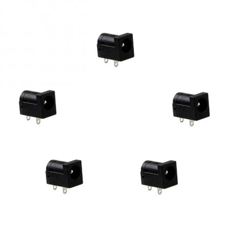 DC-005 5.5x2.1mm Female DC Power Jack Supply Socket -5Pcs.