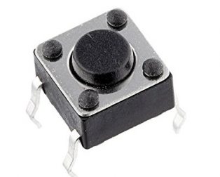 12x12x7.3mm Tactile Push Button Switch-10Pcs.