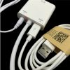 HDMI Male to VGA Female Adapter with 3.5mm AUX and USB to MicroUSB Power Cables