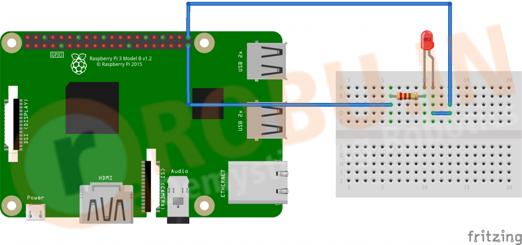 Raspberry Pi LED Blink