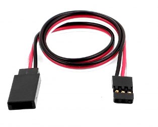 SafeConnect Flat 15CM Servo Lead Extension (Futaba) Cable