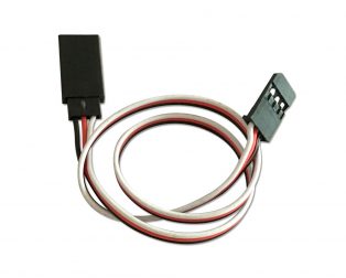 SafeConnect Flat 30CM Servo Lead Extension (Futaba) Cable