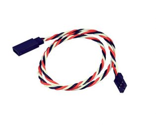 SafeConnect Twisted 30CM 22AWG Servo Lead Extension (Futaba) Cable