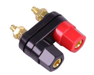 Banana plugs Couple Terminals Red Black Connector Amplifier Terminal