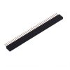 1.27mm 1x40 Pin Female Single Row Through-hole Header Strip