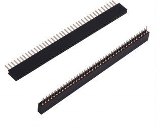 1.27mm 1x40 Pin Female Single Row Through-hole Header Strip