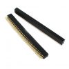 1.27mm 2x40 Pin Female Double Row Header Strip (3 pcs.)