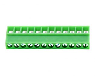 12 Pin 2.54mm Pitch Pluggable Screw Terminal Block