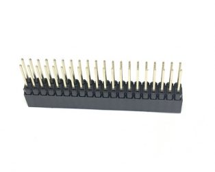 2.54MM 2x20 Pin Female Double Row Straight Long Header Strip