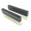 2.54MM 2x20 Pin Double Row Straight Female Long Header Strip