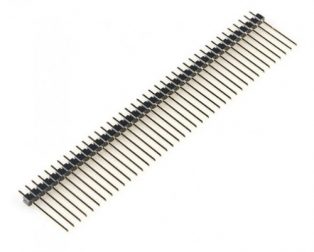 2.54mm 1x40 Pin Male Single Row Straight Long Header Strip (3 pcs.)