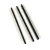 Generic 2.54mm 2x40 Pin Male Double Row Straight Long Header Strip Pack of 3 1