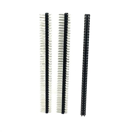 Generic 2.54mm 2x40 Pin Male Double Row Straight Long Header Strip Pack of 3 4