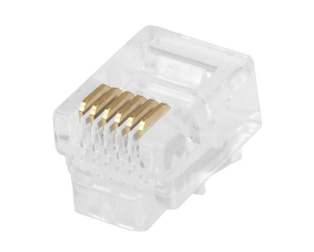 RJ11 12 (6P-6C) Male Plug ( Pack of 10)