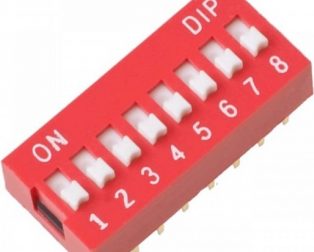 8 Way DIP Slide Switch