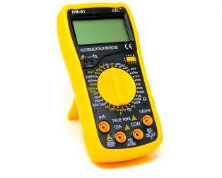 HTC Instrument DM-81 Digital Multimeter Capacitance Diode Transistor and Live Tester