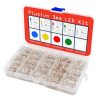 Plusivo 3mm Clear Lens LED Assortment Kit with Bonus Resistor Pack