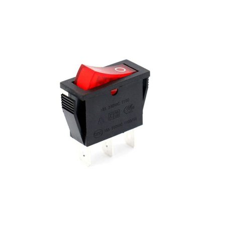 16A 250V SPDT ON-ON Rocker Switch with Light