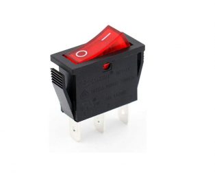 16A 250V SPDT ON-ON Rocker Switch with Light