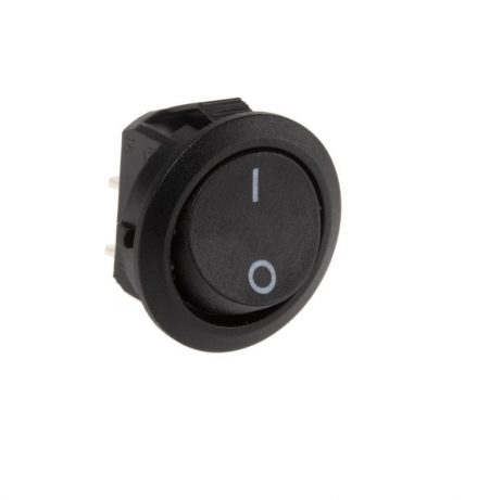 3A 250V AC SPST ON-OFF Round Rocker Switch