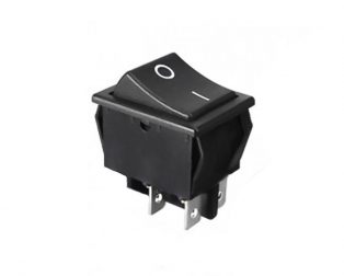 16A 250V AC DPST ON-OFF Rocker Switch-2pcs