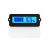 LY6W 12V to 24V Real-time Lithium Battery Power Monitor with White- Blue LCD