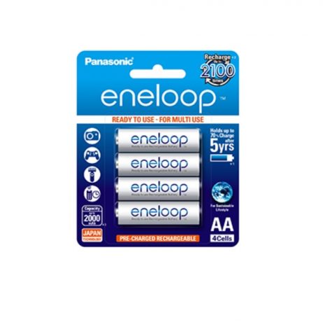 Panasonic eneloop AA BK-3MCCE/2BN Rechargeable Battery - Pack of 2