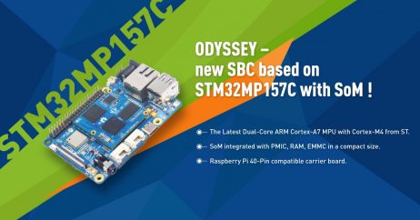 ODYSSEY – STM32MP157C Raspberry Pi 40-Pin Compatible with SoM