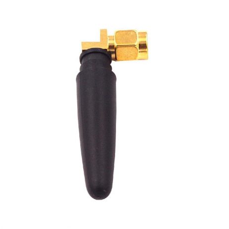 865 - 868 MHz / 1dBi Gain Rubber Duck Antenna With SMA-Male Right Angle Foldable Connector