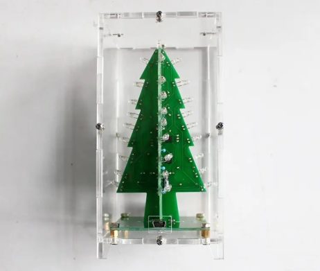 Generic DC 5V Operated Colorful Christmas LED Tree DIY kit with Acrylic case 8