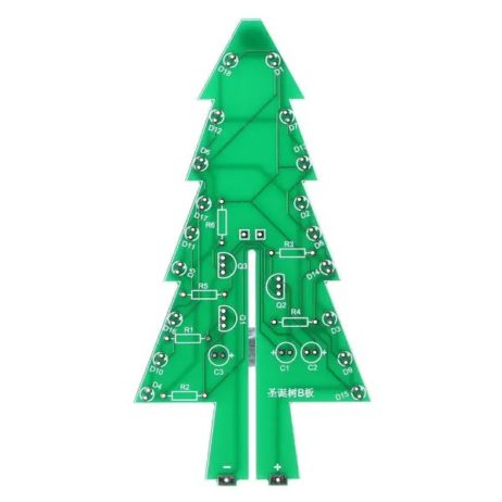 Generic DC 5V Operated Colorful Christmas LED Tree DIY kit with Acrylic case 9