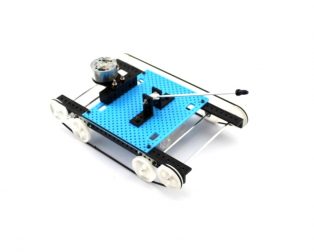 DIY Blue interesting Tank Toy Assembly Kit