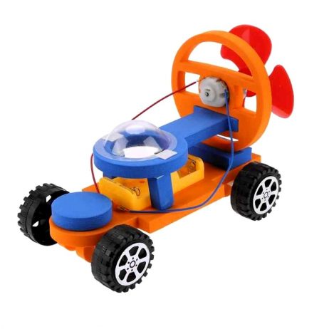 DIY Educational Early Learning Wind Colorful Car Toy