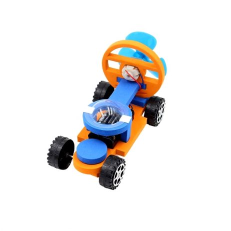 Generic DIY Educational Early Learning Wind Colorful Car Toy 2