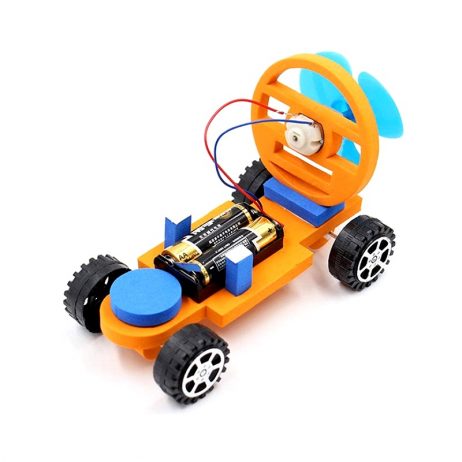 Generic DIY Educational Early Learning Wind Colorful Car Toy 6